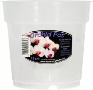 Clear orchid pot, ⌀ 15 cm