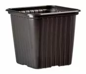 Ghiveci de lucru pentru răsaduri 9 x 9 x 10 cm (plastic moale)