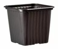 Square nursery pot 9 х 9 х 10cm (soft plastic)