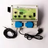 TechGrow Clima Control Basic Plus 14A Temperature, Min. and Max. Speed, and Hysteresis digital controller (2 fans)