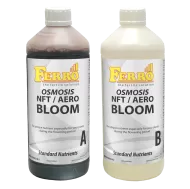 Ferro OSMOSIS NFT / AERO BLOOM A&B 2x1L - fertilizer for flowering (in NFT / aero, for RO water)
