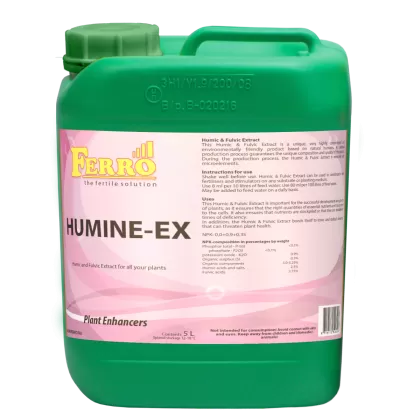 Ferro HUMINE-EX 5l. - acizi humic și fulvic, cu oligoelemente