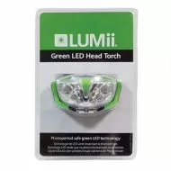 Lampă frontală cu LED verde LUMii
