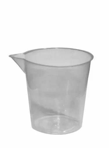 Pahar dozator din plastic 70ml - 1buc