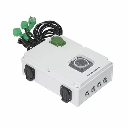 Davin DV44K 16x600W + Incalzire - Timer Box cu 4 prize pentru un total de 12 lampi + 1 pentru Incalzire, cu 4 circuite
