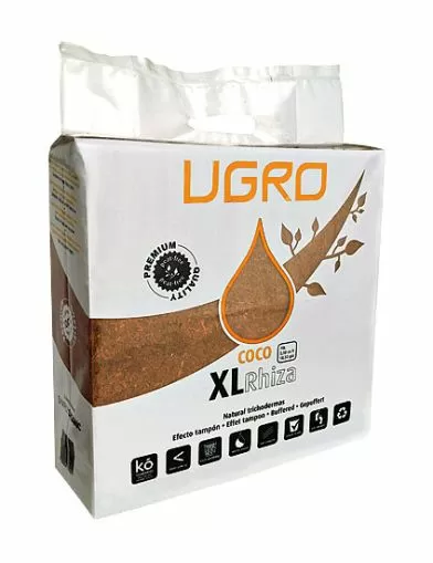 UGRO XL RHIZA - Bloc presat din substrat de nucă de cocos îmbogățit cu micorize