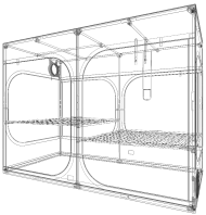 Secret Jardin DR300W Grow Tent (297 x 150 x 217 cm)