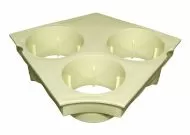 GHE - RAINFLOREST 6 VASOARE INSERT 3INC