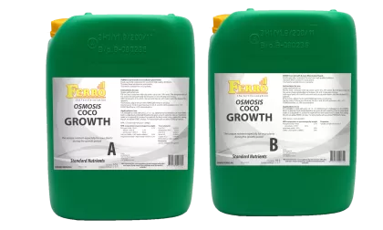 Ferro OSMOSIS COCO GROWTH A&B 2x10l. - îngrășământ de creștere (pentru nucă de cocos, pentru apă osmotică)
