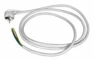 Cablu de alimentare cu mufa Schuko turnata, 3x1.5mm² - 1.5 m. (alb)