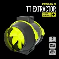 Garden Highpro Profan TT Extractor Fan 150 Inline Turbine fan with 2 speeds