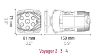Sicce VOYAGER 2 - Pompa debit 3000 l./h.