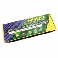 LUMATEK LED Driver Remote Use 5m Extension Cables (x2)