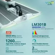 Viparspectra XS1000 120W - Lampa LED pentru crestere si inflorire