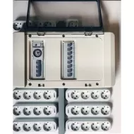 Hager Power Panel 32x600W - Tablou de distributie (cutie) cu timer, 32 prize + 2 incalzire, cu 8 circuite