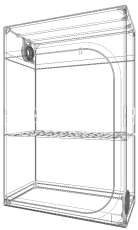 Secret Jardin DS120W Grow Tent (120 x 60 x 178 cm)