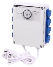G-Systems Timer Box 8x600W - Timer Box cu 8 socluri de lampi, cu 2 circuite