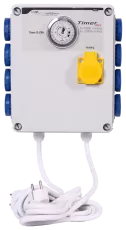 G-Systems Timer Box 8x600W + Incalzire - Timer Box cu 8 socluri de lampi + 1 pentru Incalzire, cu 2 circuite
