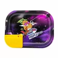 Tampă mică de metal Pineapple Express cu card de râșniță magnetică