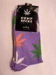 Hemp XXX Amsterdam - șosete de cânepă, violet