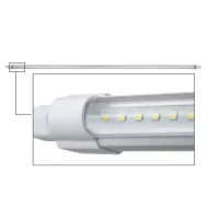 Lux-Rooting TL LED 12W 60cm 6500K 2.7μmol - Lampă de creștere LED (fără cablu de alimentare)