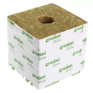 Grodan Big block 15 x 15cm (with large hole) rockwool for seedlings - 1pc