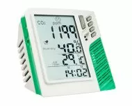 CO2 Meter with Temperature and Humidity - Stație de măsurare de birou pentru dioxid de carbon, temperatură și umiditate
