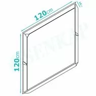 Tava ghiveci flexibila 120 cm