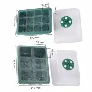 SET of 2 Small Propagator witt LED light 19/15cm.