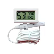 Termohigrometru digital cu sonda de 1,3 m pentru masurarea umiditatii si temperaturii.