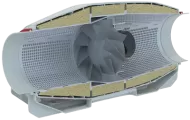 Vents Stream150/160 Sound-Insulated Inline Turbine fan
