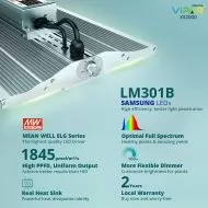 Viparspectra XS2000 220W - Lampa LED pentru crestere si inflorire