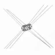 Lamă încrucișată cu sârmă pentru trimmere portabile ⌀ 40 cm - 1buc.