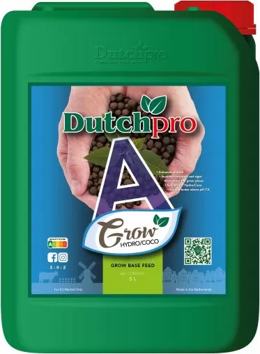 Dutchpro Hydro/Cocos Grow A+B 2x5L. - fertilizer for growth, for hydro / coco