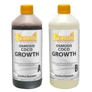 Ferro OSMOSIS COCO GROWTH A&B 2x1l. - îngrășământ de creștere (pentru nucă de cocos, pentru apă osmotică)