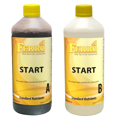 Ferro START A&B 2x1l. - ingrasamant pentru hranirea initiala (in sol/hidro, pentru apa de la robinet)