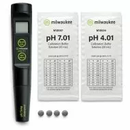 Milwaukee pH55 - Tester de pH și temperatură rezistent la apă cu ATK și sondă înlocuibilă