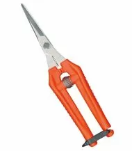 Foarfece profesională de grădină pentru cules fructe, 185 mm - Chikamasa TP-530S (ultrauşoară)