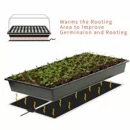 Pad încălzit pentru germinare a semințelor cu dimmer, 45W, 80 x 28 cm