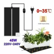 Pad încălzit pentru germinare a semințelor cu dimmer, 45W, 80 x 28 cm