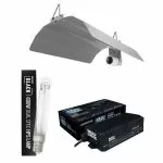 Set de iluminat LUMii Black 600W, Maxibright Warpdrive și Stucco Plant