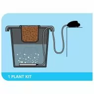 Sistem hidroponic PLANTIT aeros IV master, DWC cu două pompe de aerare