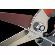 Professional pruning shears, 195 mm - CHIKAMASA TS-66B (jagged blade with wire-cutting function)