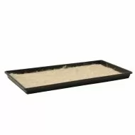 Tavă flexibilă pentru microplante și răsaduri 31 x 51 x 4 cm