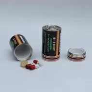Hiding box imitation of AA battery (hiding place for money and jewelry) Type AA