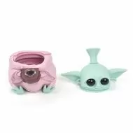 Alien Pink Silicone Bong with Removable Pieces 13cm