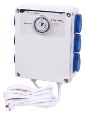 G-Systems Timer Box 6x600W - Timer Box cu 6 socluri de lampi, cu 2 circuite