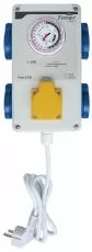 G-Systems Timer Box 4x600W + Incalzire - Timer Box cu 4 socluri pentru becuri + 1 pentru Incalzire