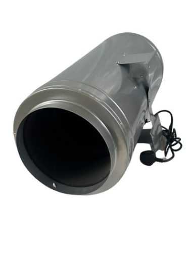 Ventilator Silențios 300 mm 2700 m3/h - Ventilator Turbină Izolat Fonic 320W (conduct)