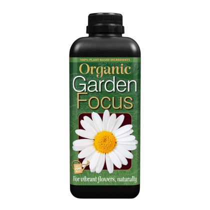 Organic Garden Focus 1l. - Îngrășământ organic pentru plante de grădină (Legume, Fructe și Arbuști)